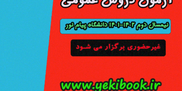 کاملاترین اطلاعات امتحانات مجازی دروس عمومی نیمسال دوم 1402-1401
