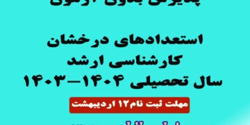 شرایط پذیرش بدون آزمون کارشناسی ارشد دانشگاه پیام نور سال تحصیلی 1404-1403